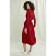 MATHILDE WRAP DRESS RED