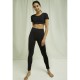 YOGA SCOOP CROC TOP BLACK