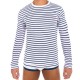 LONG SLEEVE TSHIRT WHITE NAVY STRIPES