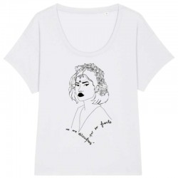 TSHIRT LUPITA LOOSE BLANC