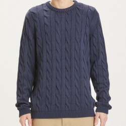 FIELD CABLE CREW NECK KNIT TOTAL ECLIPSE