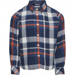HEBE CHECKED FLANNEL SHIRT TOTAL ECLIPSE