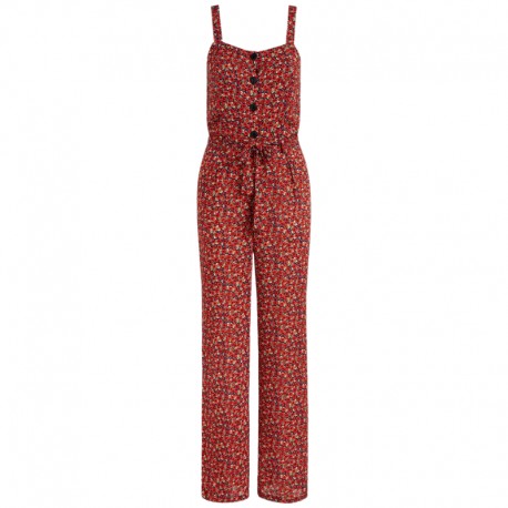 KING LOUIE INES JUMPSUIT POESIA STREEPLE BLUE