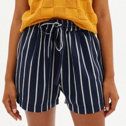 GERANIO SHORTS NAVY STRIPPED