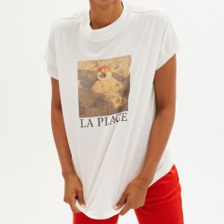LA PLAGE T-SHIRT SNOW WHITE