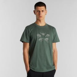 T-SHIRT STOCKHOLM SEA TURTLES FOREST GREEN