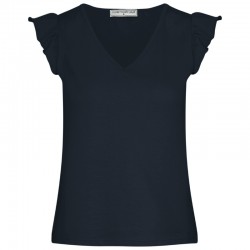 TOP A LITTLE FLING INDIGO