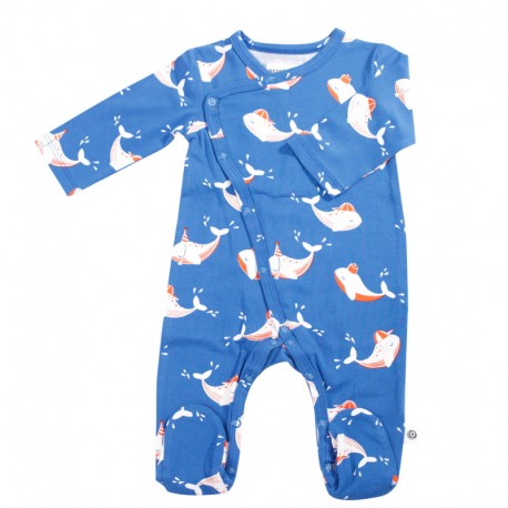 FROY & DIND JUMPSUIT WITH FEET WHALE