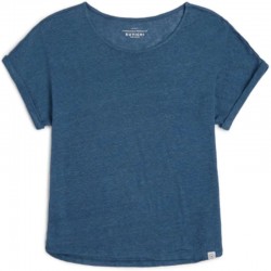 BELLA LINEN TEE ROYAL BLUE