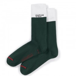 Dilly SOCKS PANTONE SOLID DARK GREEN