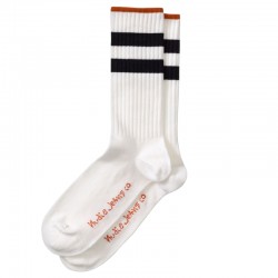 Nudie Jeans AMUNDSSON SPORT SOCKS DUSTY WHITE