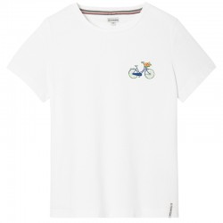 PALMYRE TS PRINT VELO ECRU la gentle factory