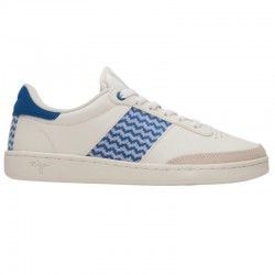 NGO SAIGON CUIR BLEU AZUR/BEIGE