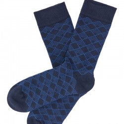 TRANQUILLO - W22ACS05 KNITTED SOCKS - Navy