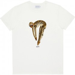 BASK IN THE SUN - TIGER DRIVER TEE - Natural