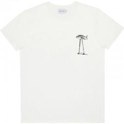 BASK IN THE SUN - STRANGE FISH TEE - Natural