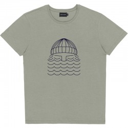 BASK IN THE SUN - TO THE SEA TEE - Lichen