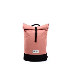 MEROMERO MINI-SQUAMISH Blossom pink cuir noir