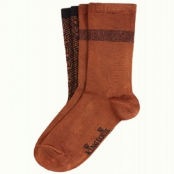 KING LOUIE SOCKS 2-PACK LONG ISLAND UMBRE