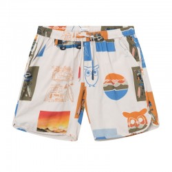 KNOWLEDGE COTTON APPAREL 1050017 WOVEN AOP SHORTS 9993 AOP