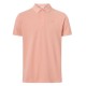 KNOWLEDGE COTTON APPAREL 20092 BASIC BADGE POLO 1379 CORAL PINK