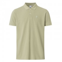 KNOWLEDGE COTTON APPAREL 20092 BASIC BADGE POLO 1380 SWAMP