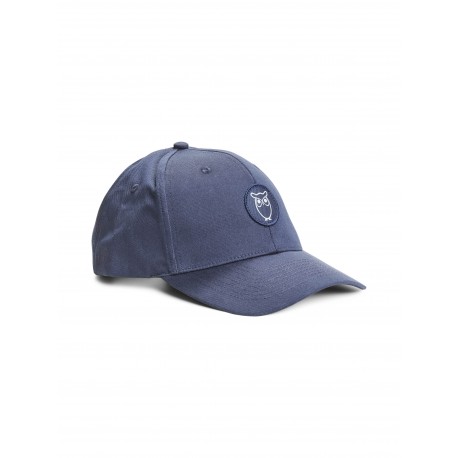 KNOWLEDGE COTTON APPAREL 4230005 TWILL BASEBALL CAP 1001 TOTAL ECLIPSE