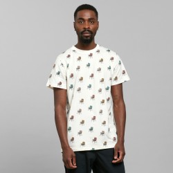 DEDICATED T-SHIRT STOCKHOLM LAWN CHAIR AOP OFF WHITE