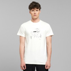 DEDICATED T-SHIRT STOCKHOLM ALL OUT BOAT OFF-WHITE