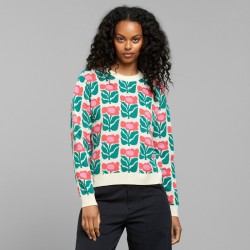 DEDICATED SWEATER ARENDAL LIV LEE FLOWER MULTI COLOR