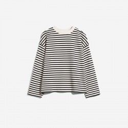 FRANKAA MAARLEN STRIPE 1716 UNDYED-BLACK ARMEDANGELS