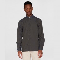 CHEMISE OXFORD TAILORED SHIRT SMALL OWL DARK OLIVE