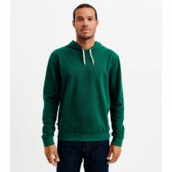 CALIX SWEAT PIQUE CAPUCHE VERT BOUTEILLE