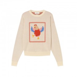 KNITTED SWEATER GALLINA PALOMA MULTI THINKING MU