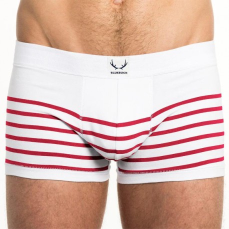 TRUNK WHITE RED STRIPES