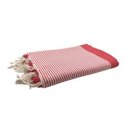 FOUTA NID D'ABEILLE ROUGE BY FOUTAS