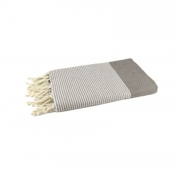 FOUTA NID D'ABEILLE TAUPE BY FOUTAS