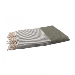 FOUTA NID D'ABEILLE OLIVE BY FOUTAS