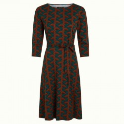 BETTY DRESS NOUSHH PINE GREEN KING LOUIE