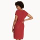 KNIT DRESS MINERAL RED TRANQUILLO