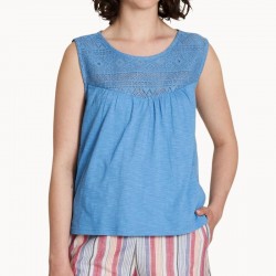 LACE-TOP BLUE TRANQUILLO
