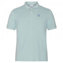 TOKE BADGE POLO GRAY MIST KNOWLEDGE COTTON APPAREL