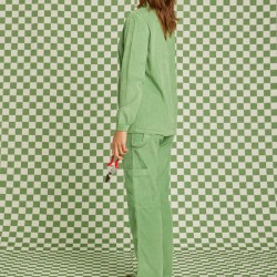 VESTE MOISSONNEUSE VERT