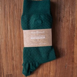 CHAUSSETTES ALVEOLE VERT 39-42