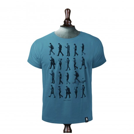 Phone Zombies T-shirt – Noble blue