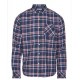 CHECKED BUTTON DOWN SHIRT 1188 DARK DENIM