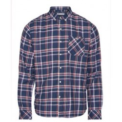 CHECKED BUTTON DOWN SHIRT 1188 DARK DENIM