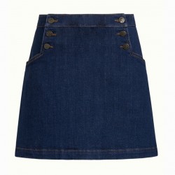 SAILOR SKIRT DENIM BLUE