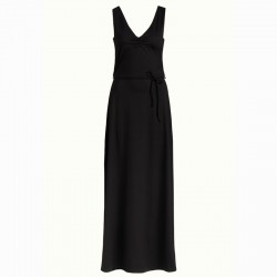 ANNA MAXI DRESS ECOVERO BLACK