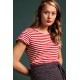 CATH T-SHIRT STRIPE ROYALE CHILI RED